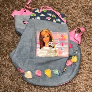 Barbie denim backpack